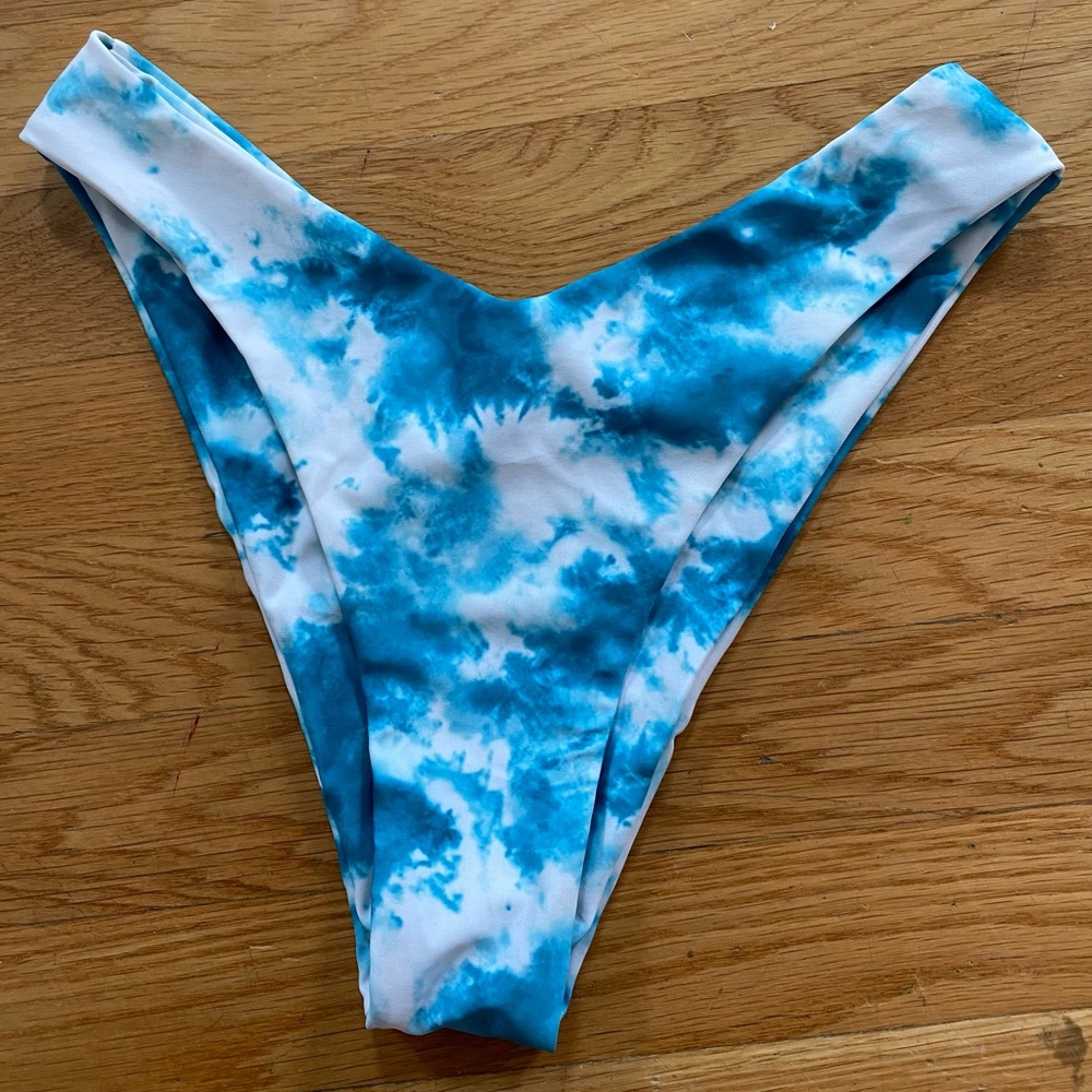 Zaful tie dye bathing suit bottom